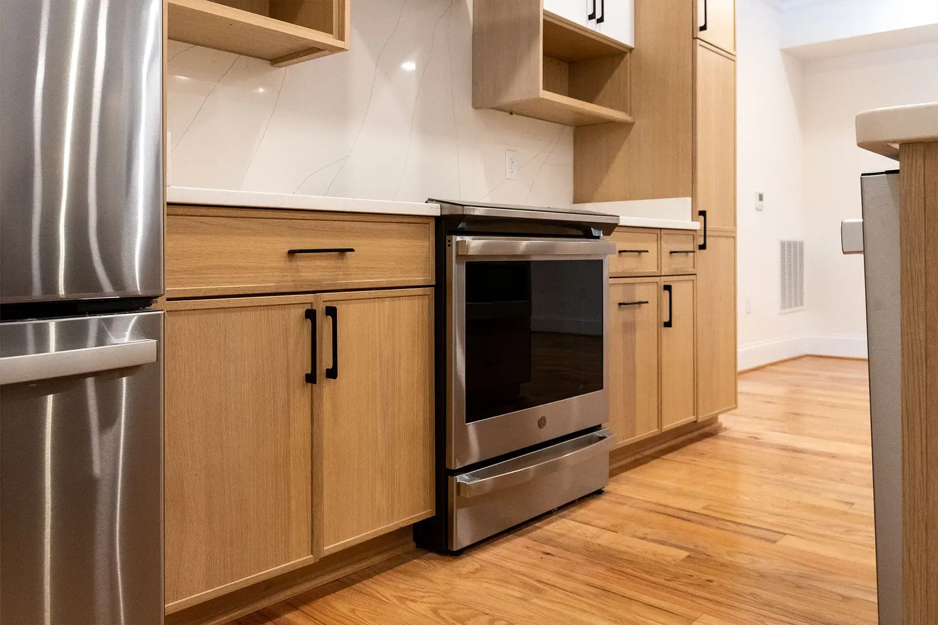 The Abby stainless steel range