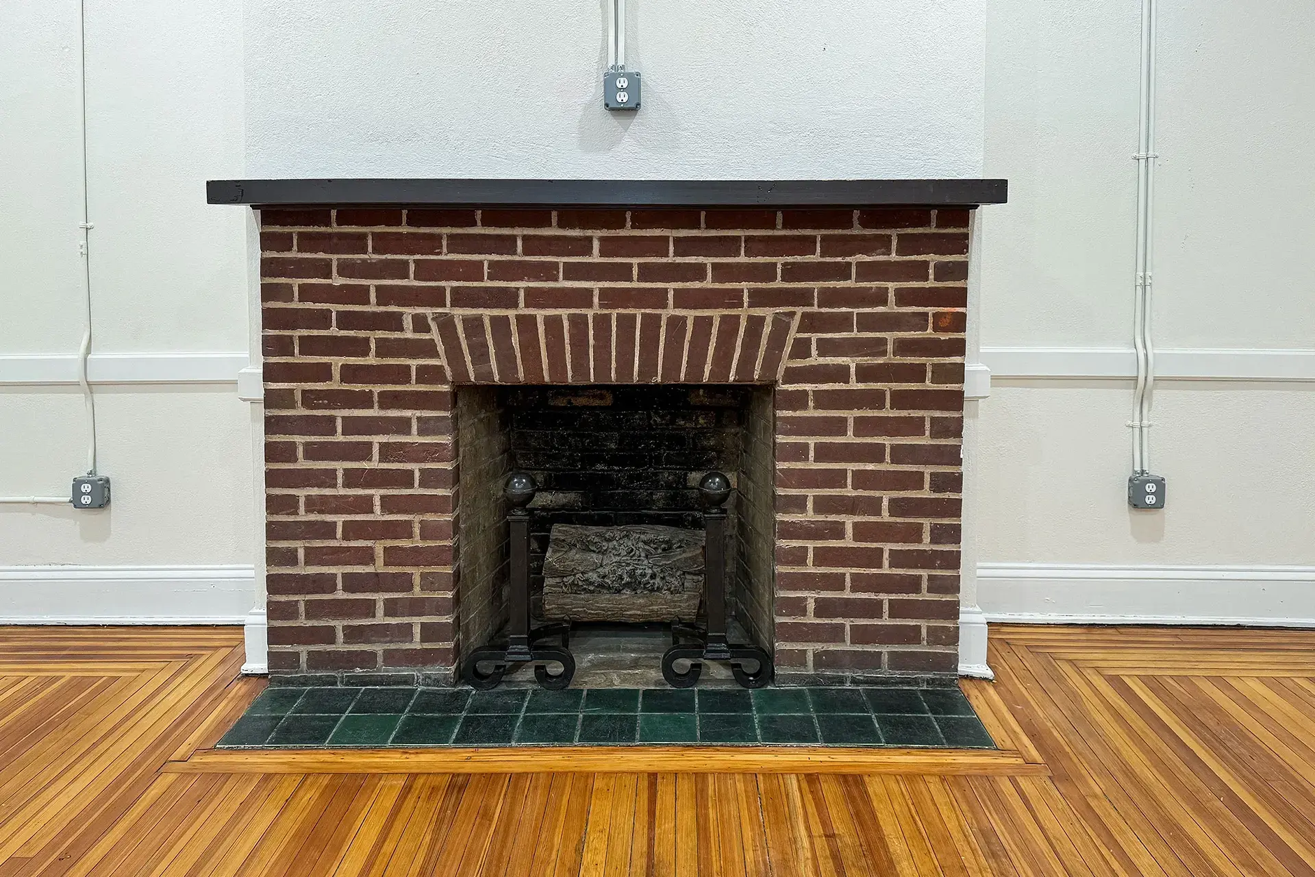 The Abby original fireplace