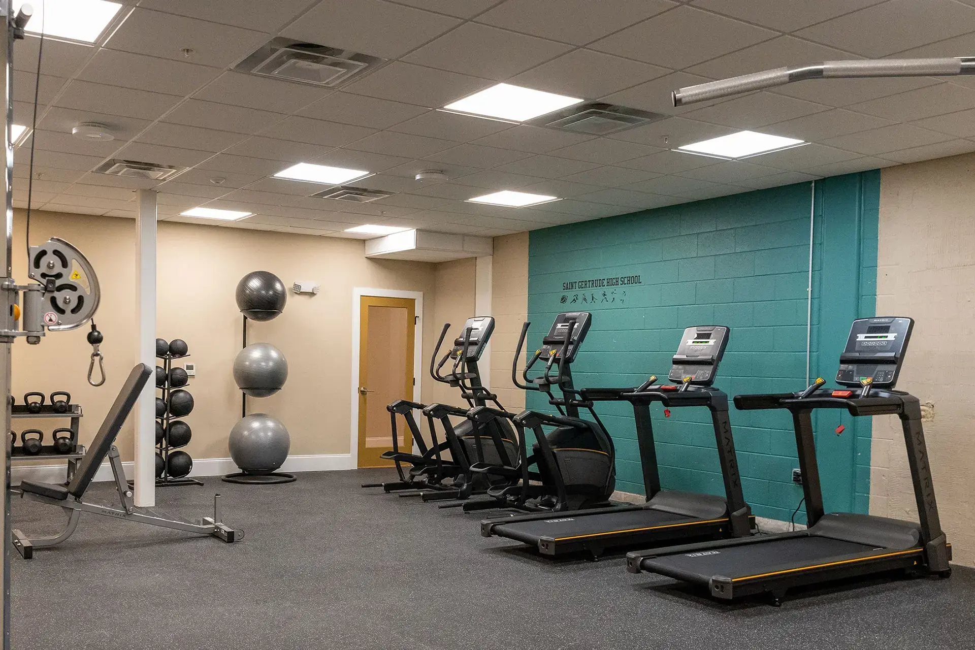 The Abby fitness center cardio machines
