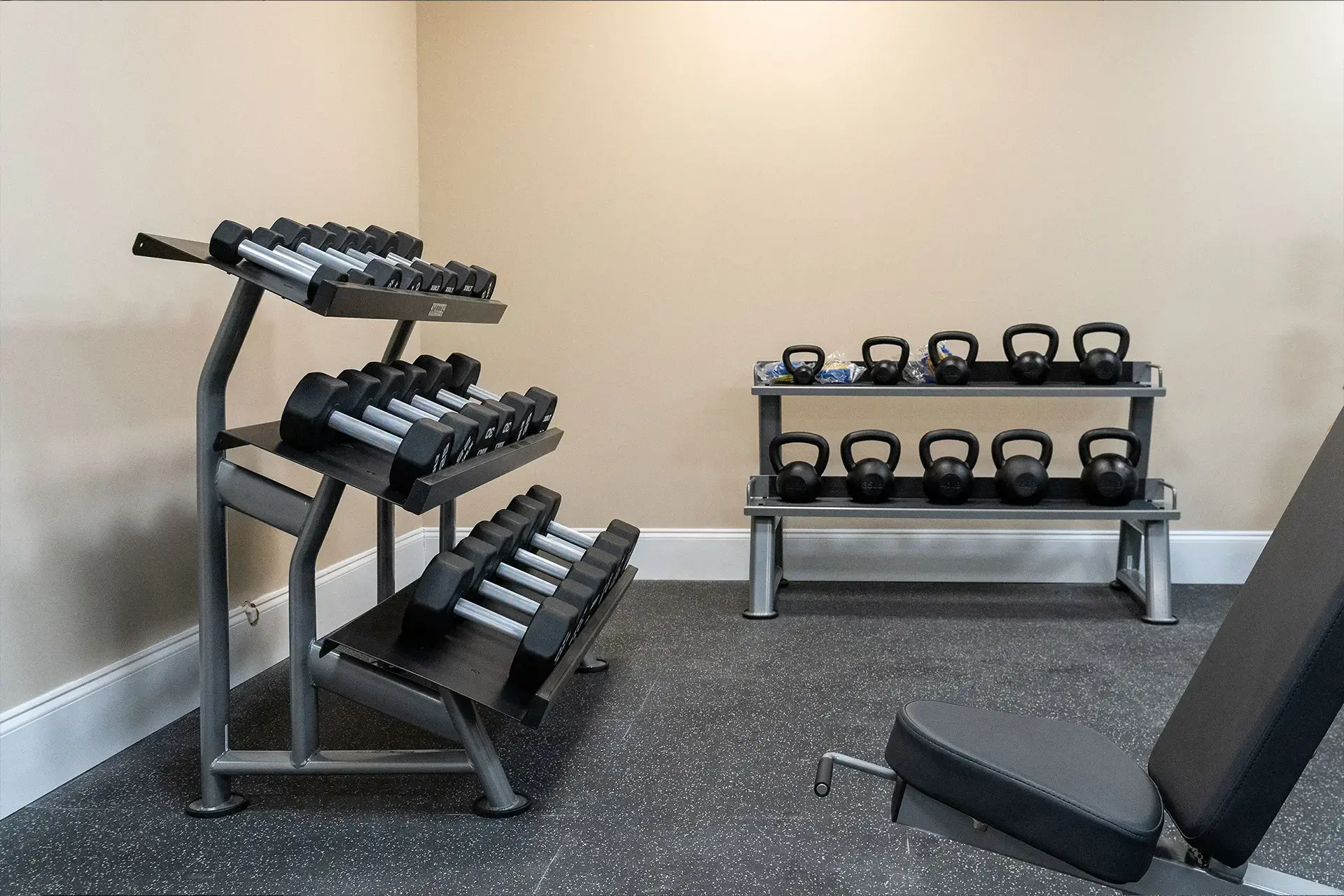 The Abby fitness center free weights