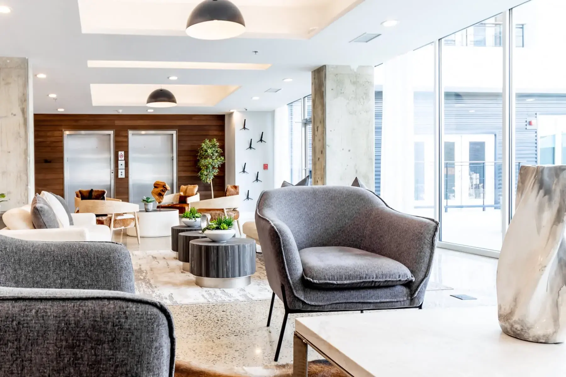 The Penny at Jackson Ward community lounge