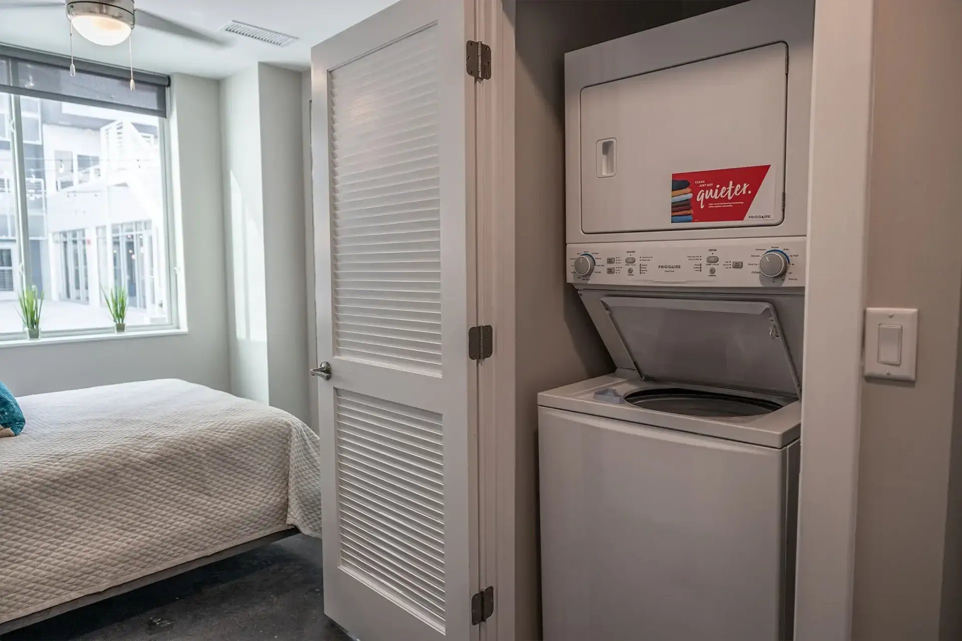 Laundry machine in luxury condo at The Summit