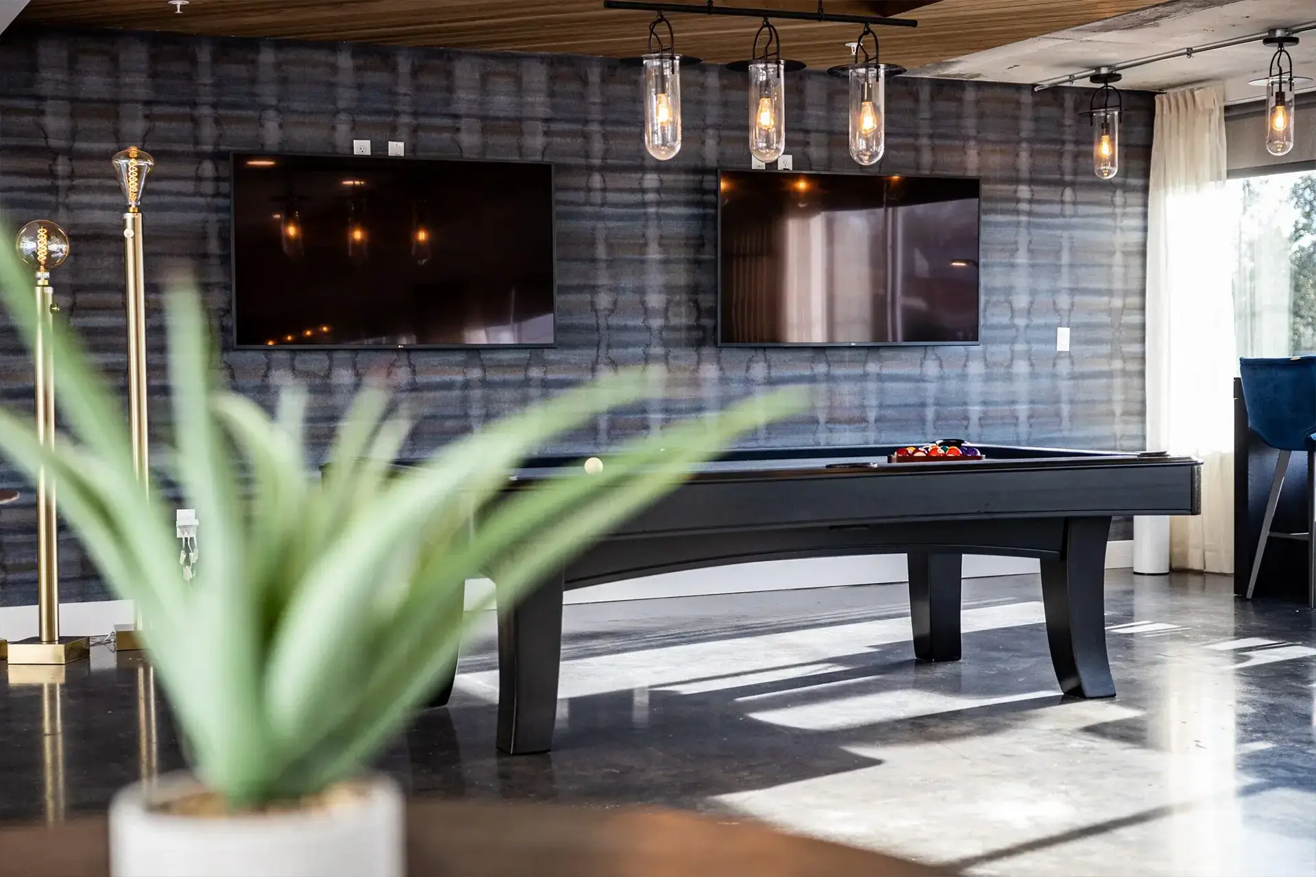 Pool table at The Summit