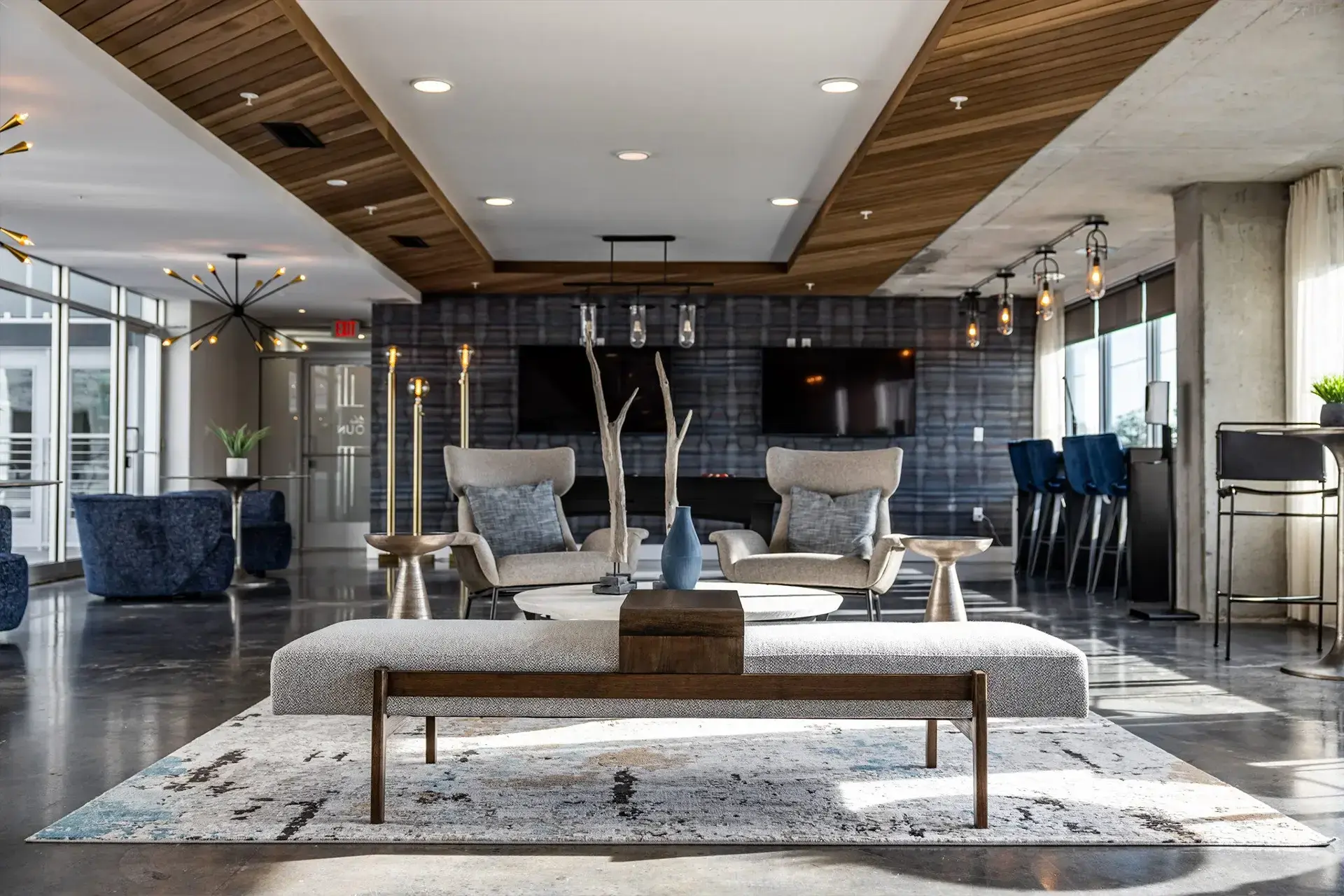 Community area seating at The Summit